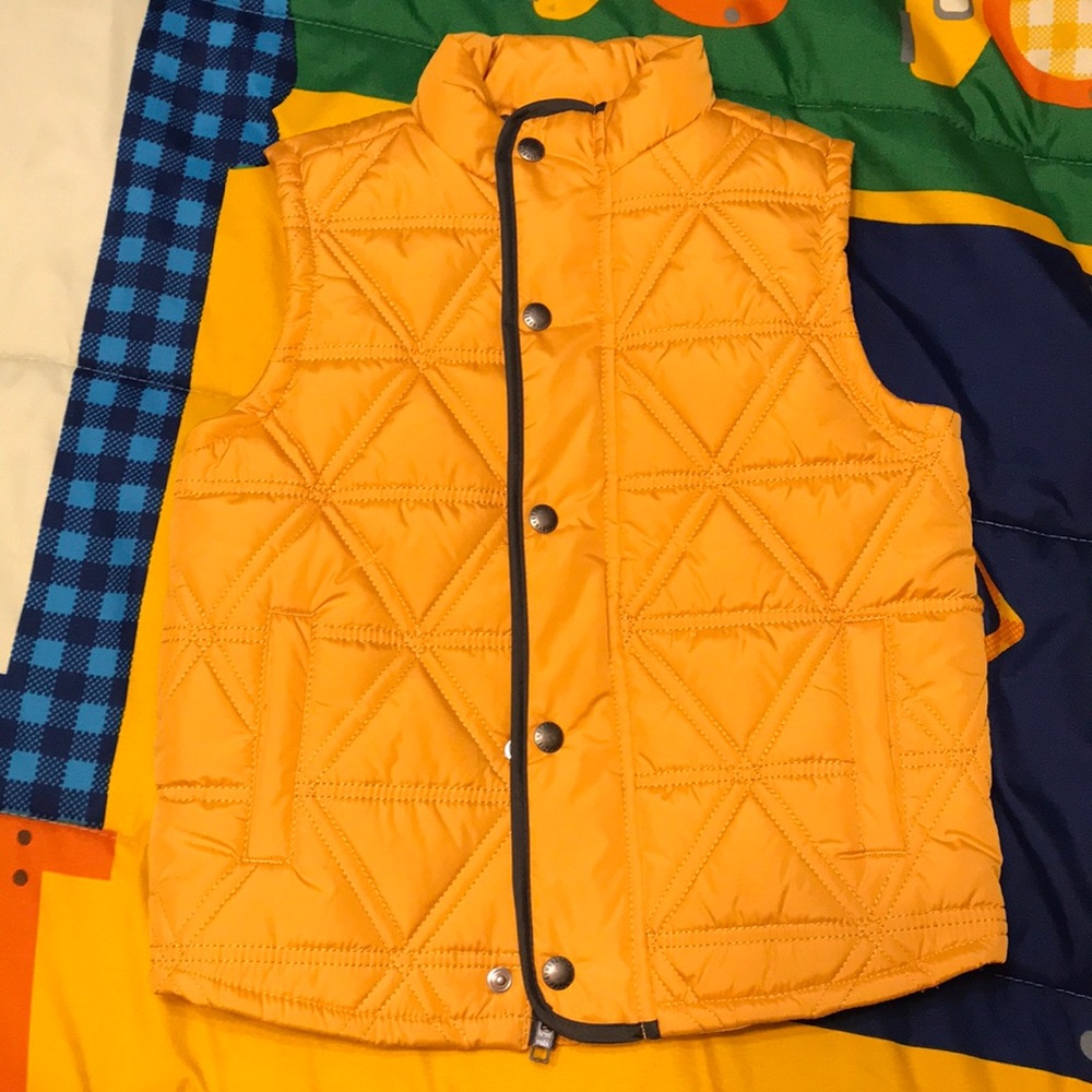 Gymboree NWT harvest yellow insulated vest